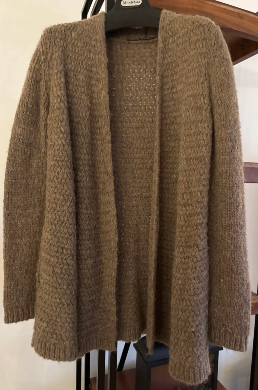 Comptoir des Cotonniers Strickmantel - Taupe - Gr. S