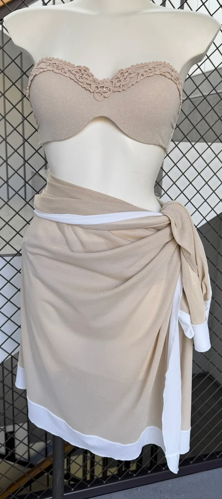 NEU - Tabou Pareo / Strandkleid Gold – One Size