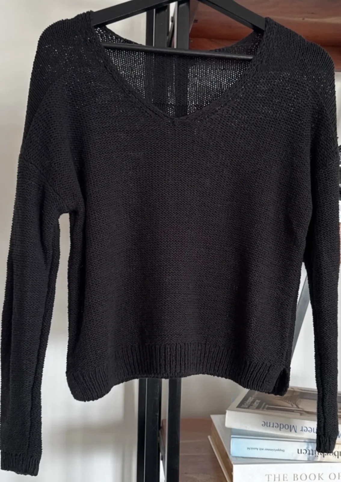 NEU - NILE Strickpullover – Schwarz – Gr. S