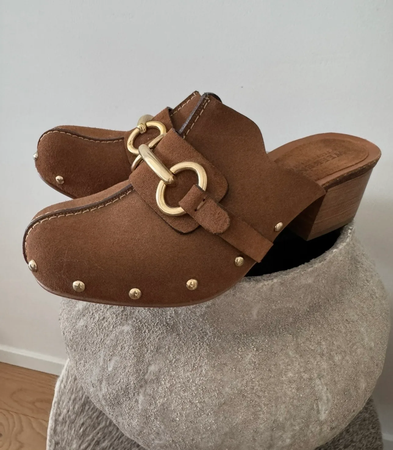 NEU - WEEKEND by Pedro Miralles Clogs – Leder Cognac – Gr. 38