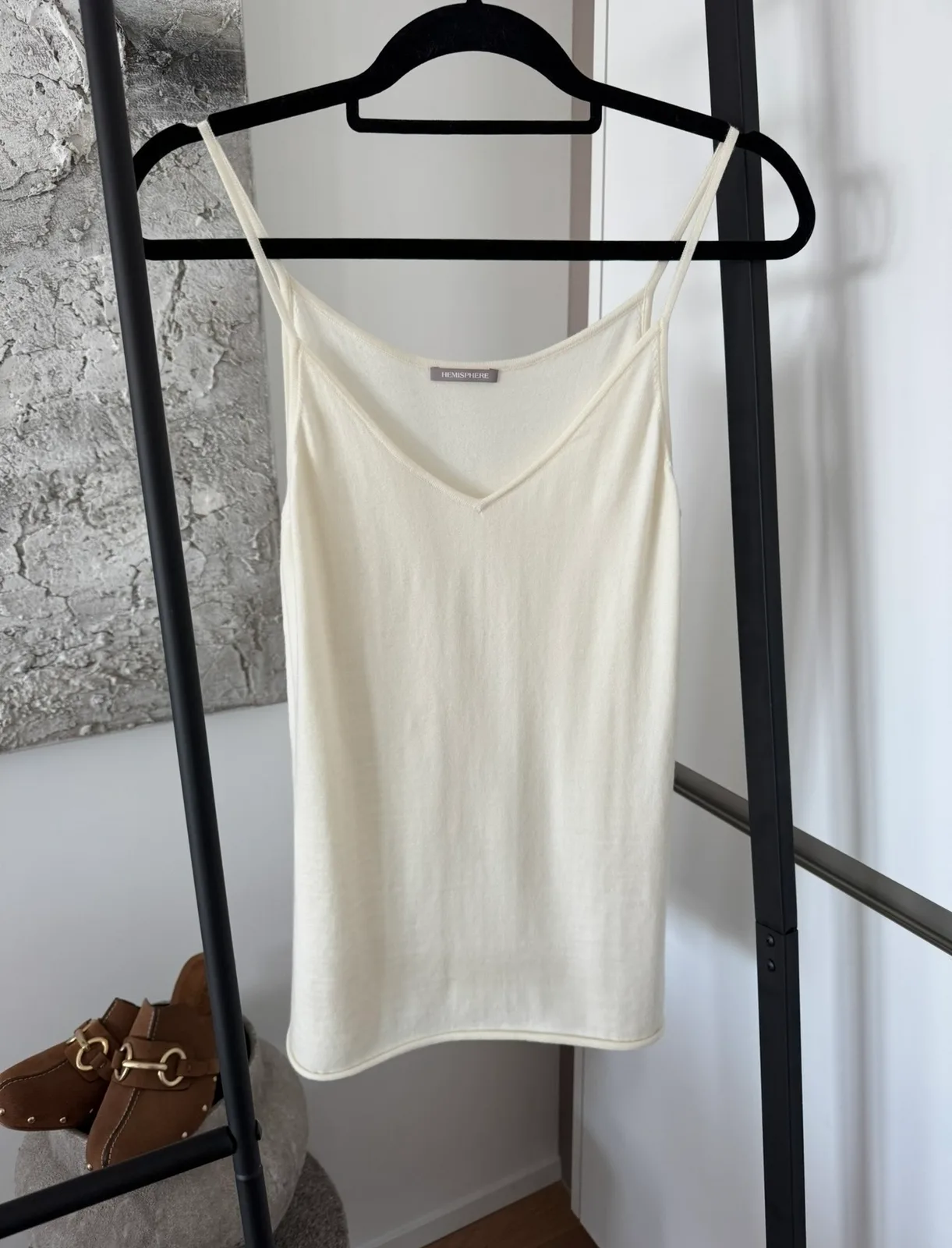 Hemisphere Longtop aus Merinowolle – Creme / Offwhite - Gr. 34