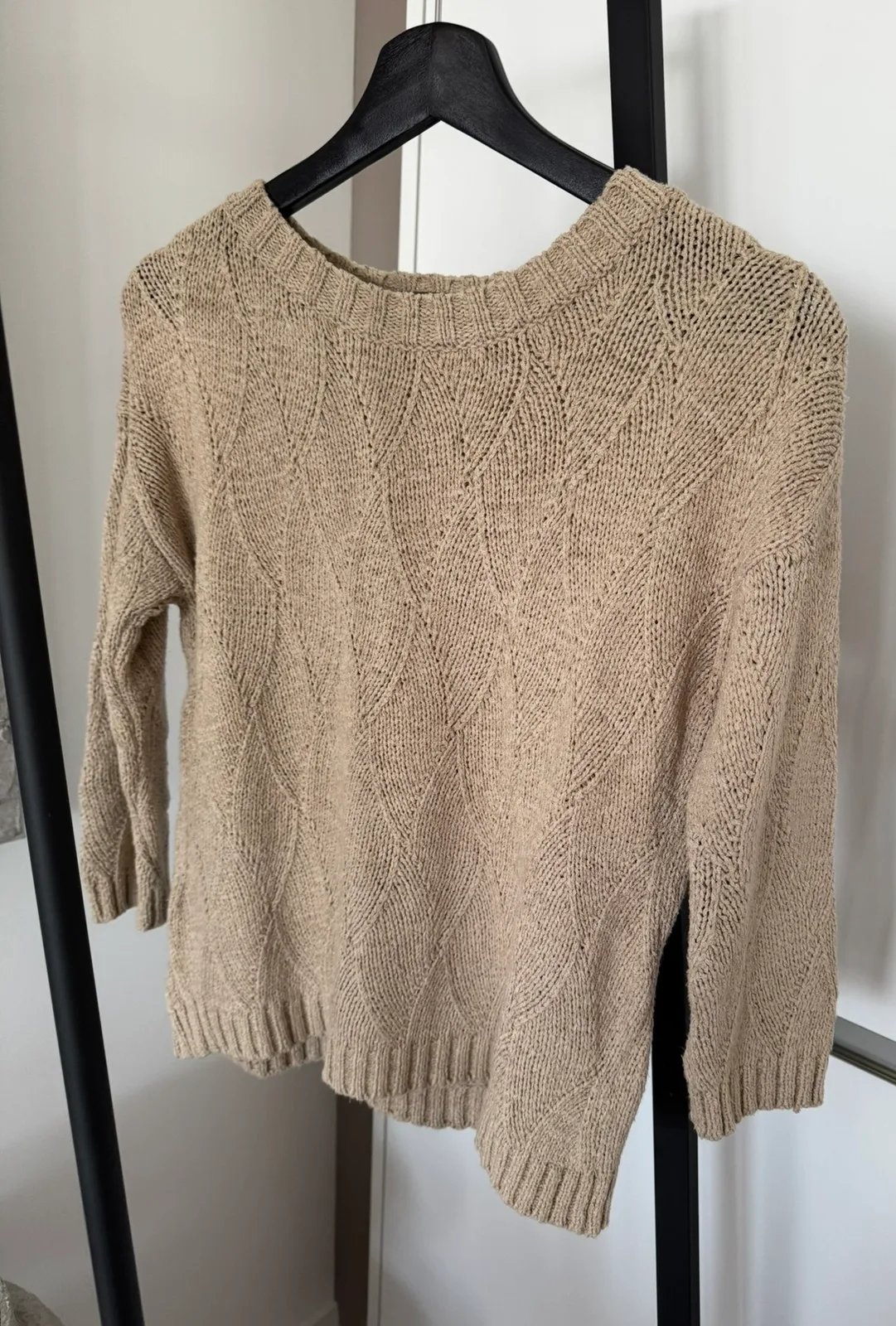 Massimo Dutti Strickpullover – Camel – Gr. XS
