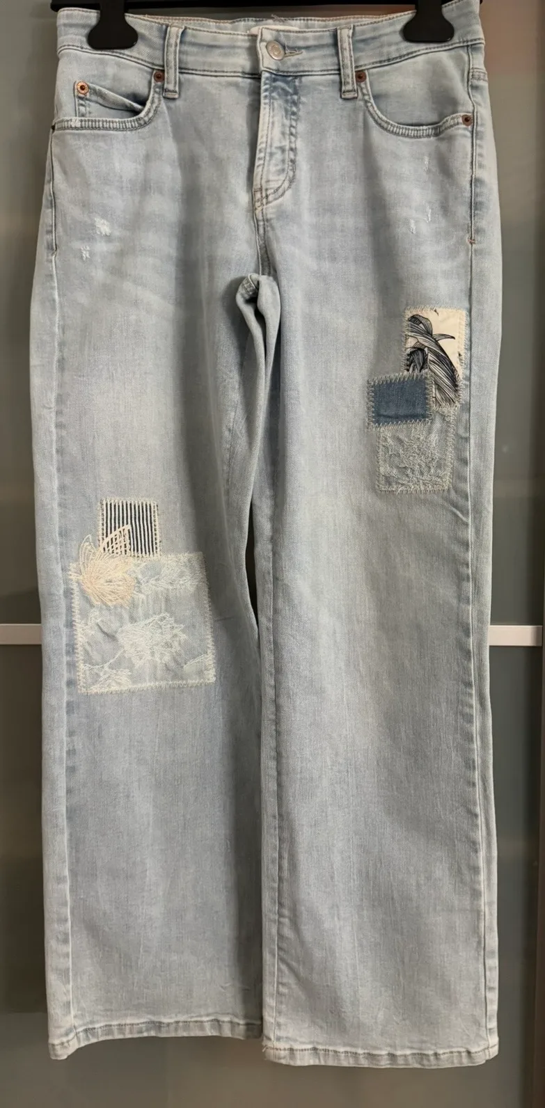 CAMBIO Designer-Jeans – Hellblau – Gr. 36